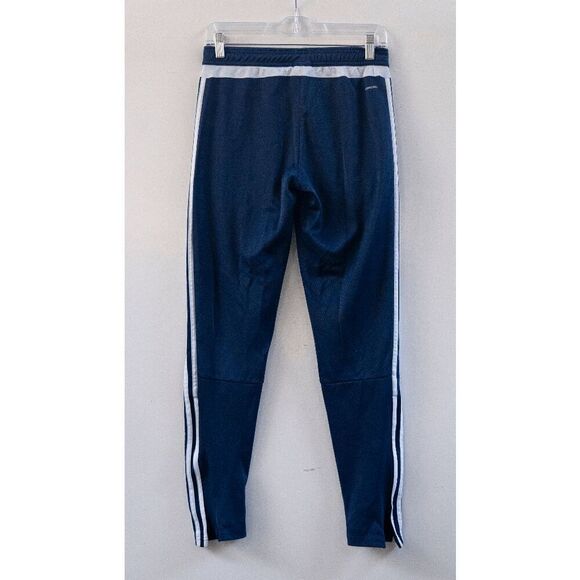 ADIDAS Climacool Soccer Training Joggers Pants Leg Zipper Navy Blue Size S - Picture 4 of 4
